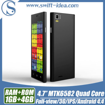 4.7" Qhd Mtk6582 Quad Core 1GB+4GB 3G Dual SIM Smart Fone (D5)